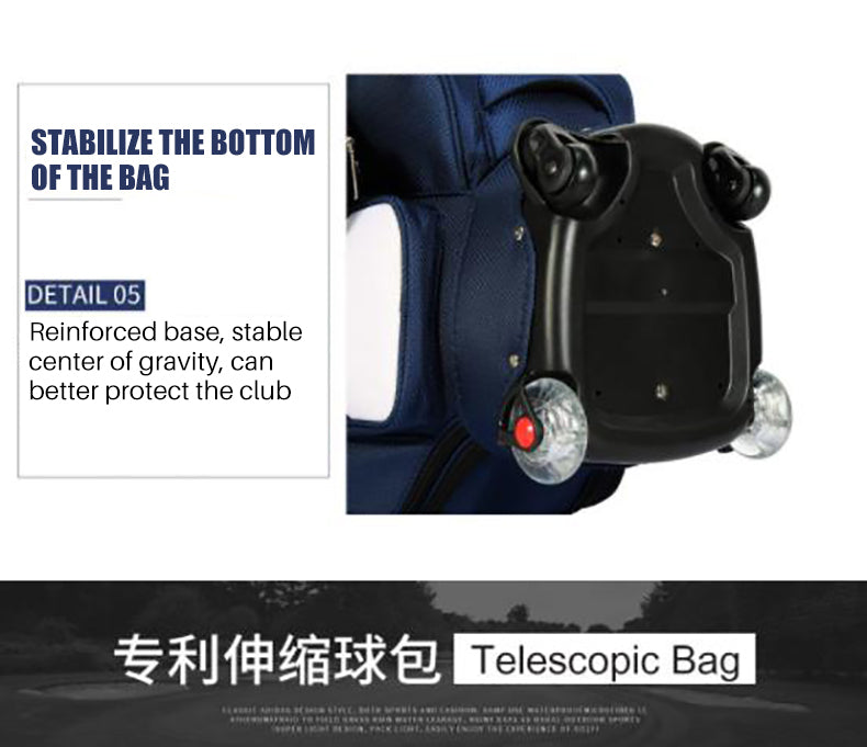 PGM Golf Expansion Bag, Retractable Ball Bag, Telescopic Air Bag