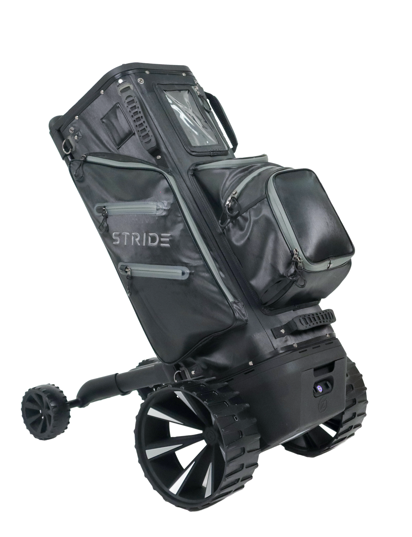 Zero Friction STRIDE – Smart Follow Electric Golf Bag & Trolley | All-in-One Autonomous Caddie With Free Super E Caddy Range Finder