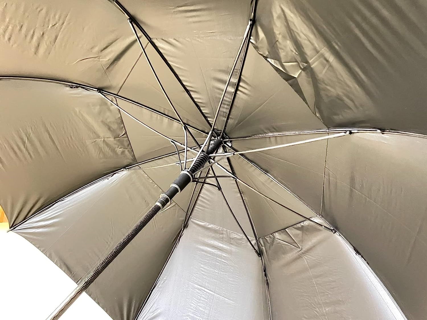 Super E Caddy Umbrella, Windproof Semi Automatic Umbrella, with Double Canopy