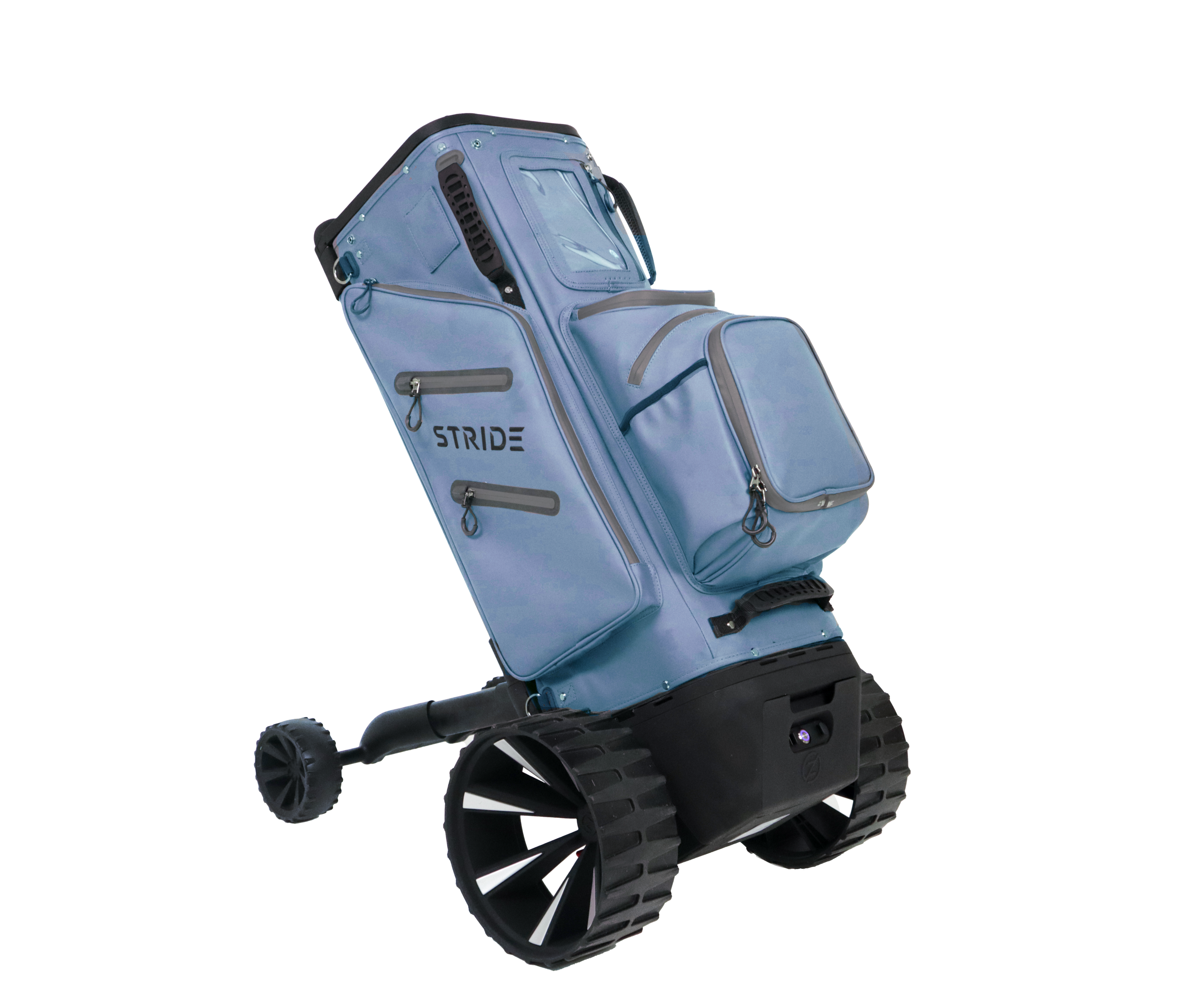 Zero Friction STRIDE – Smart Follow Electric Golf Bag & Trolley | All-in-One Autonomous Caddie With Free Super E Caddy Range Finder