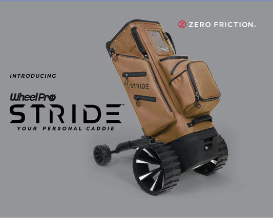 Zero Friction STRIDE – Smart Follow Electric Golf Bag & Trolley | All-in-One Autonomous Caddie With Free Super E Caddy Range Finder
