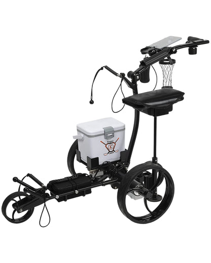Super E Caddy Pro Remote-Controlled Golf Cart (Black Edition)