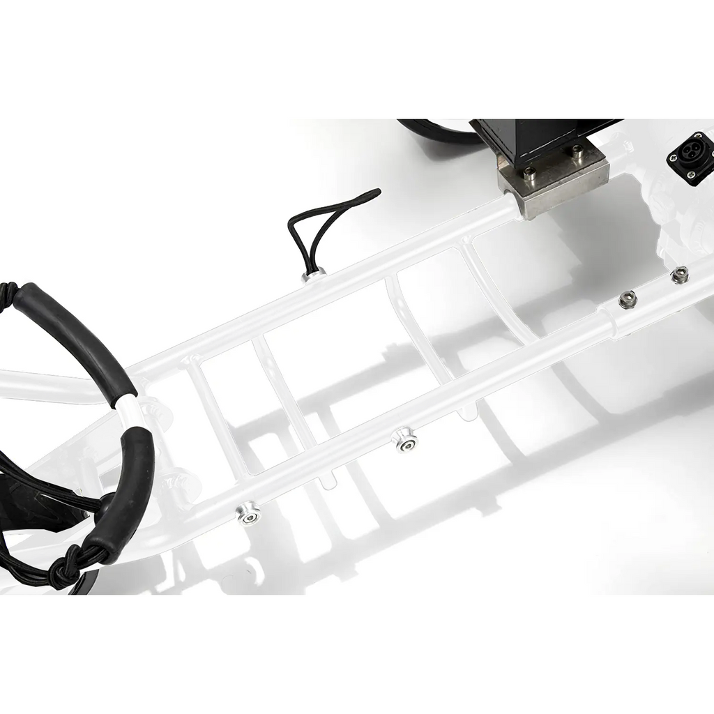 Super E Caddy Pro Remote-Controlled Golf Cart (White Edition)