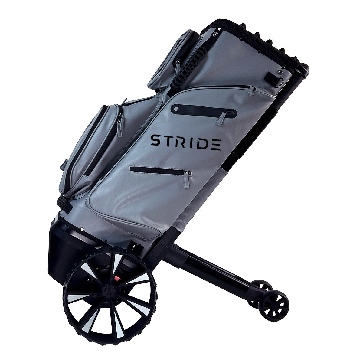 Zero Friction STRIDE – Smart Follow Electric Golf Bag & Trolley | All-in-One Autonomous Caddie With Free Super E Caddy Range Finder