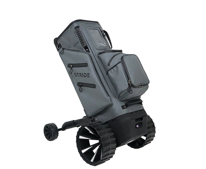 Zero Friction STRIDE – Smart Follow Electric Golf Bag & Trolley | All-in-One Autonomous Caddie With Free Super E Caddy Range Finder