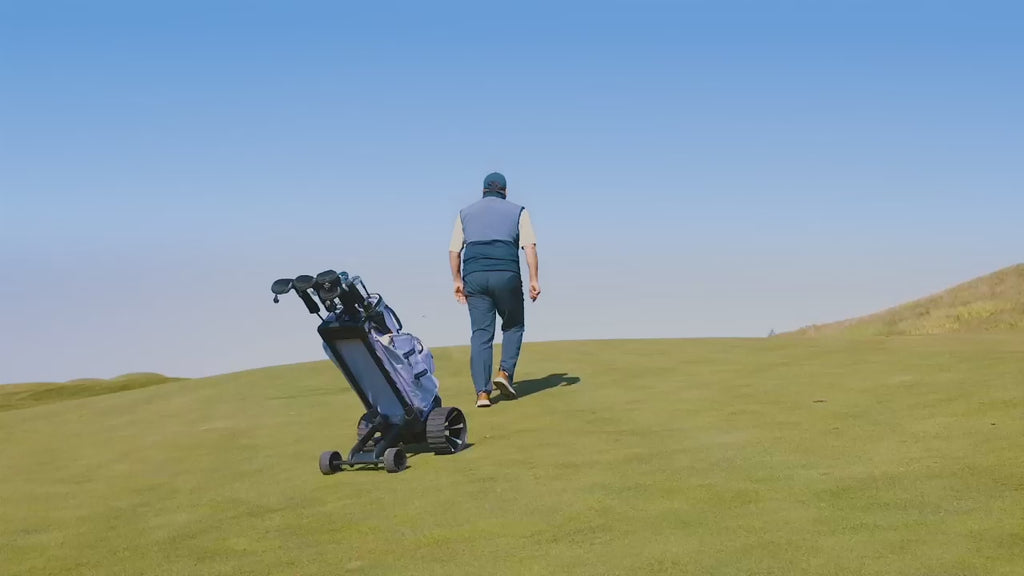 Zero Friction STRIDE, a smart follow electric golf bag