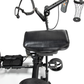 The PRO  Electric golf cart with remote and built in 6 pack cooler lasts 36 holes!! 2 years warranty