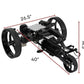 The PRO  Electric golf cart with remote and built in 6 pack cooler lasts 36 holes!! 2 years warranty