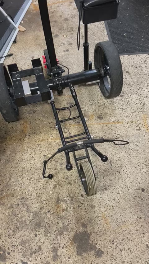 Super E Caddy Pro Remote-Controlled Golf Cart (Black Edition)